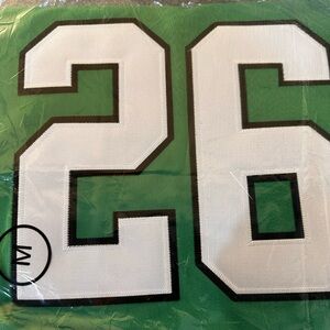 Youth Philadelphia Eagles #26 Saquon Barkley Kelly Green Stitched Jersey Med NWT